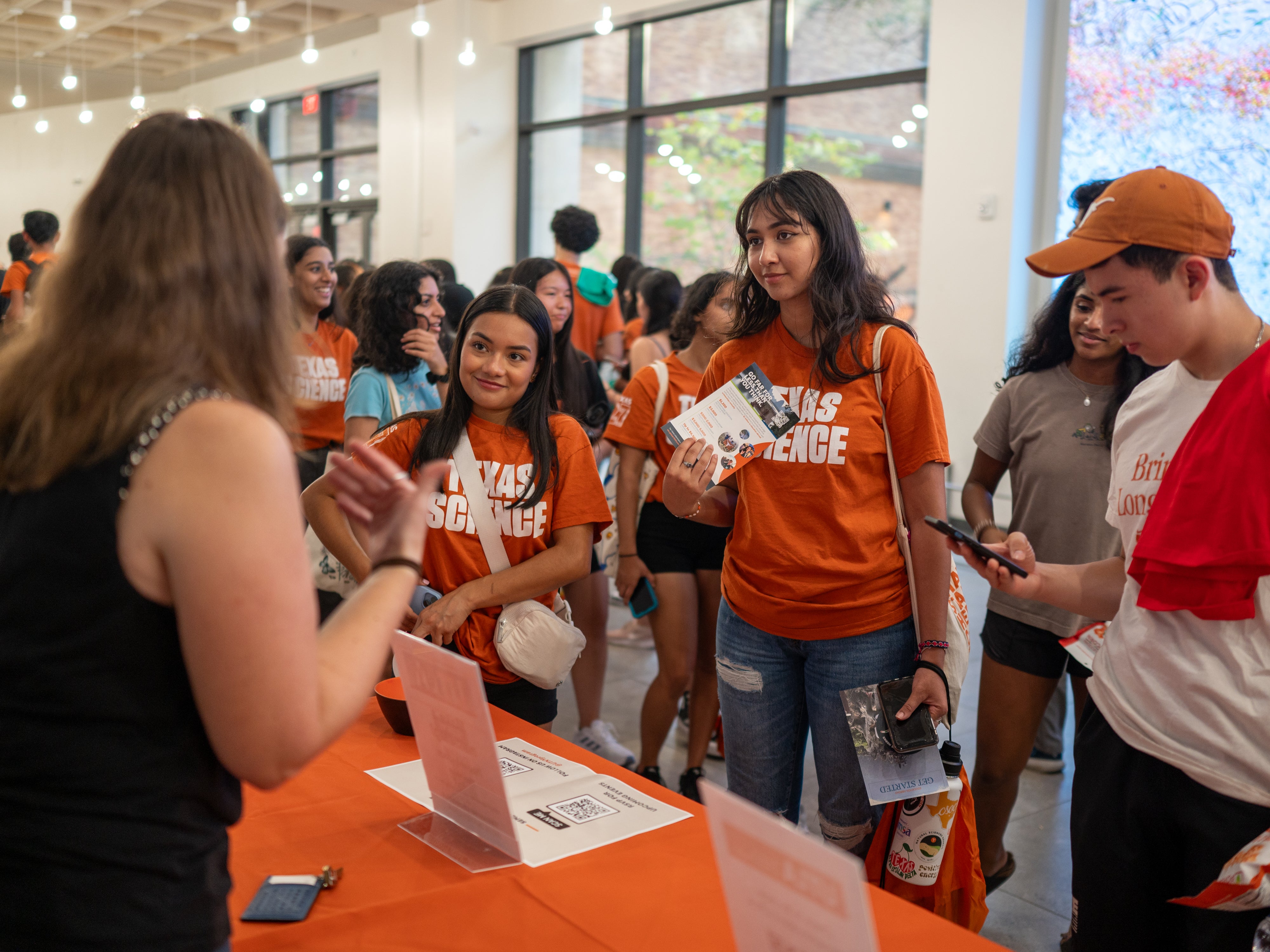Students at Orientation